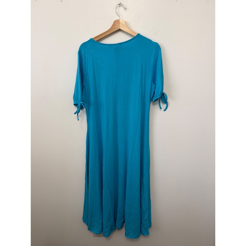 Midnight Velvet Georgine A-Line Dress – Blue – Size Large - Picture 6 of 6